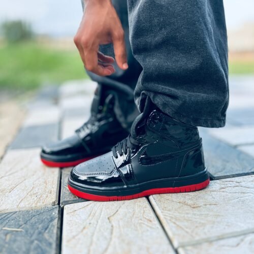 Nike air Jordan 1 red glossy